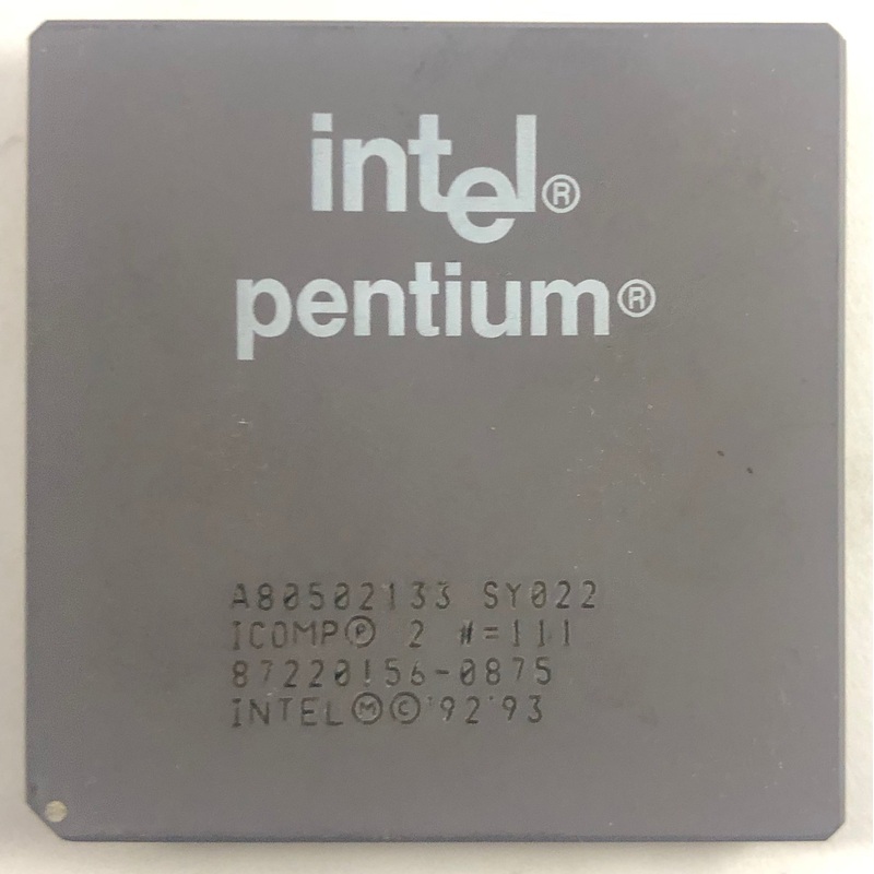 Intel Pentium 133 MHz Desktop CPU Processor- SY022