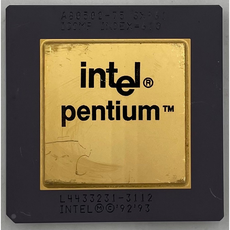Intel Pentium 75 MHz Desktop CPU Processor- SX961