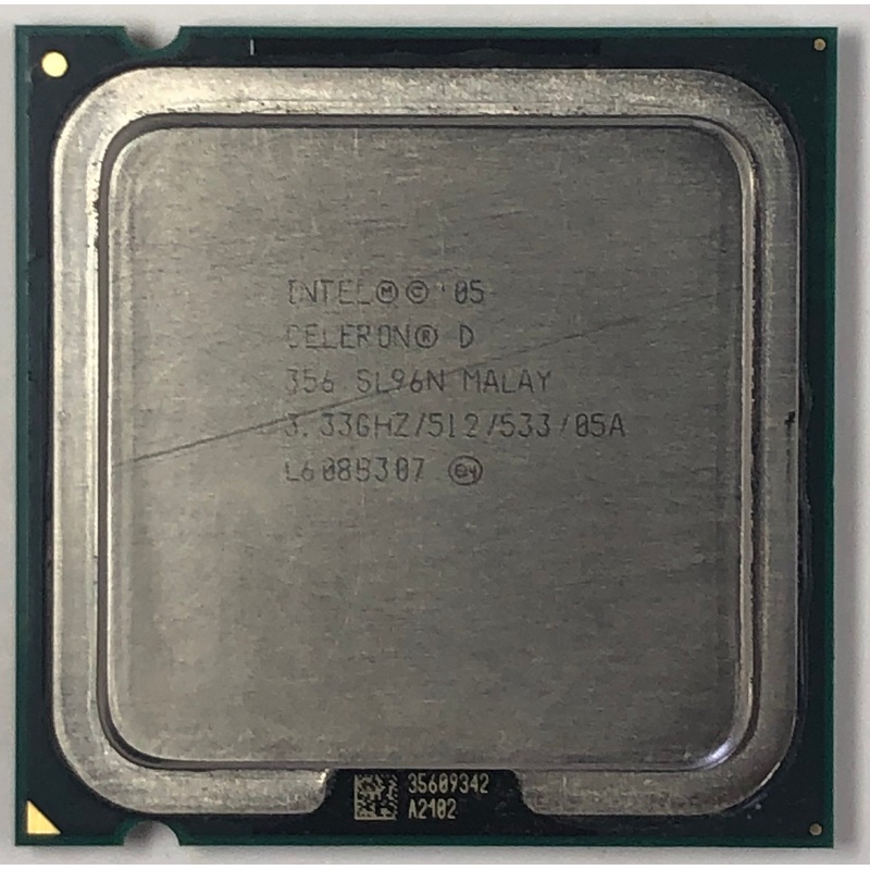 Intel Celeron D 356 Desktop CPU Processor- SL96N