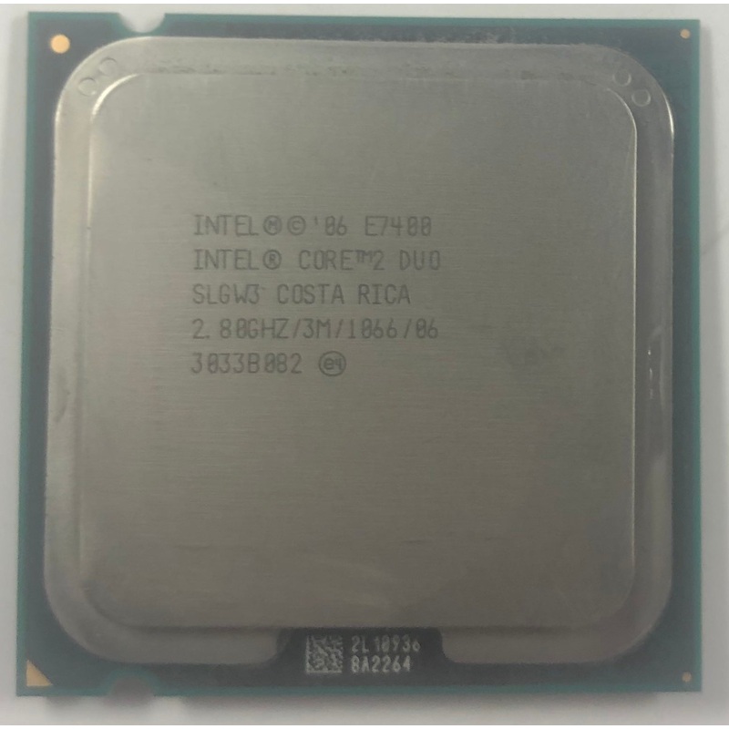 Intel Core 2 Duo E7400 Desktop CPU Processor- SLGW3