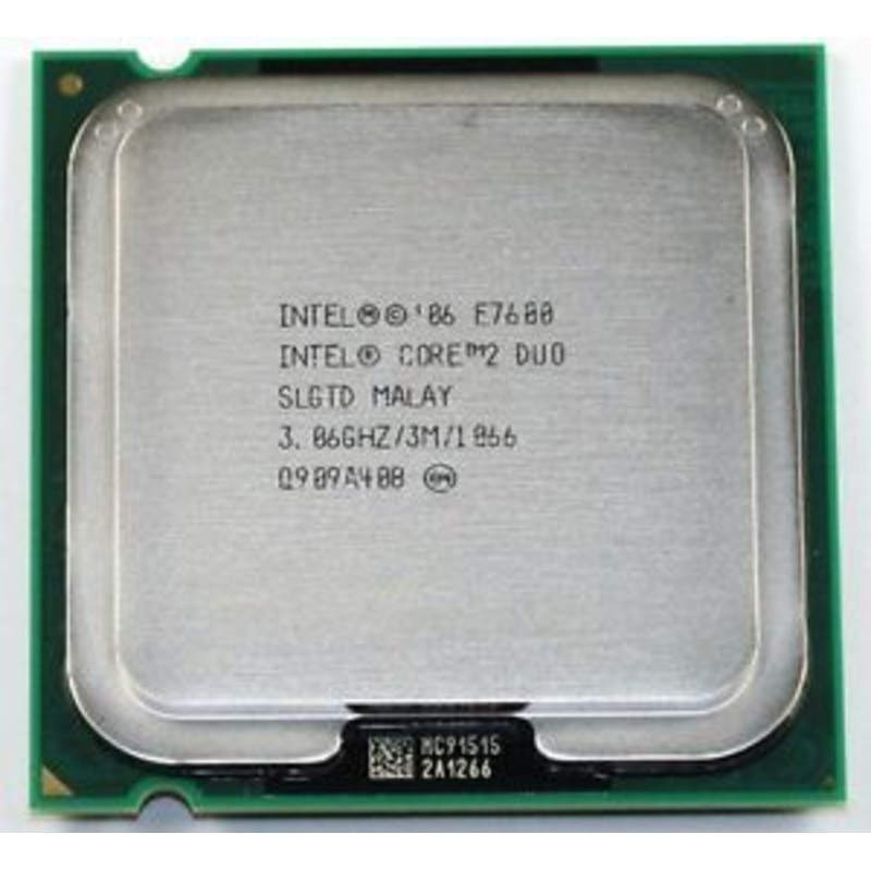 Intel Core 2 Duo E7600 Desktop CPU Processor- SLGTD