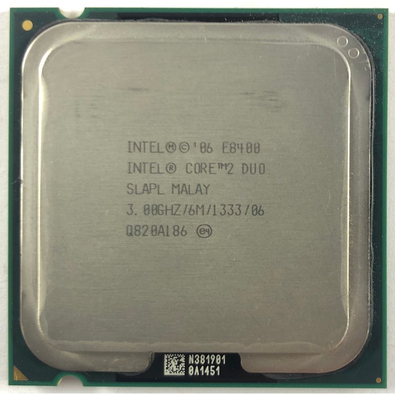 Intel Core 2 Duo E8400 Desktop CPU Processor- SLAPL