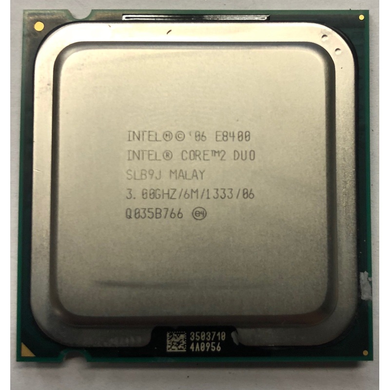 Intel Core 2 Duo E8400 Desktop CPU Processor- SLB9J