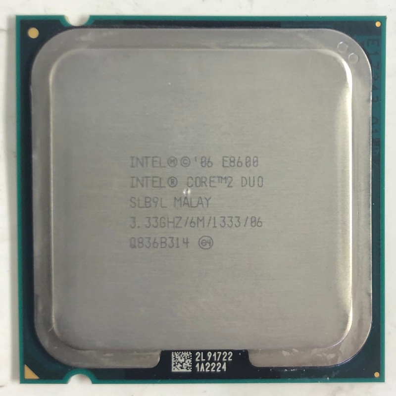 Intel Core 2 Duo E8600 Desktop CPU Processor- SLB9L