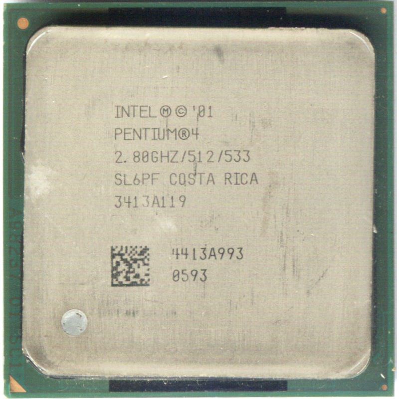 Intel Pentium 4 2.8 GHz Desktop CPU Processor- SL6PF