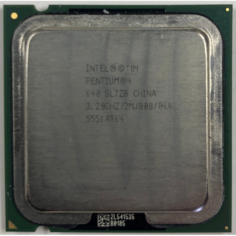 Intel Pentium 4 640 Desktop CPU Processor- SL7Z8
