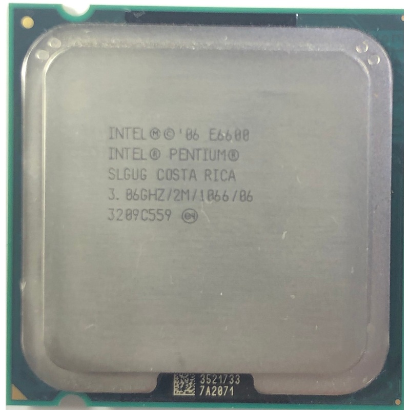 Intel Pentium Dual-Core E6600 Desktop CPU Processor- SLGUG
